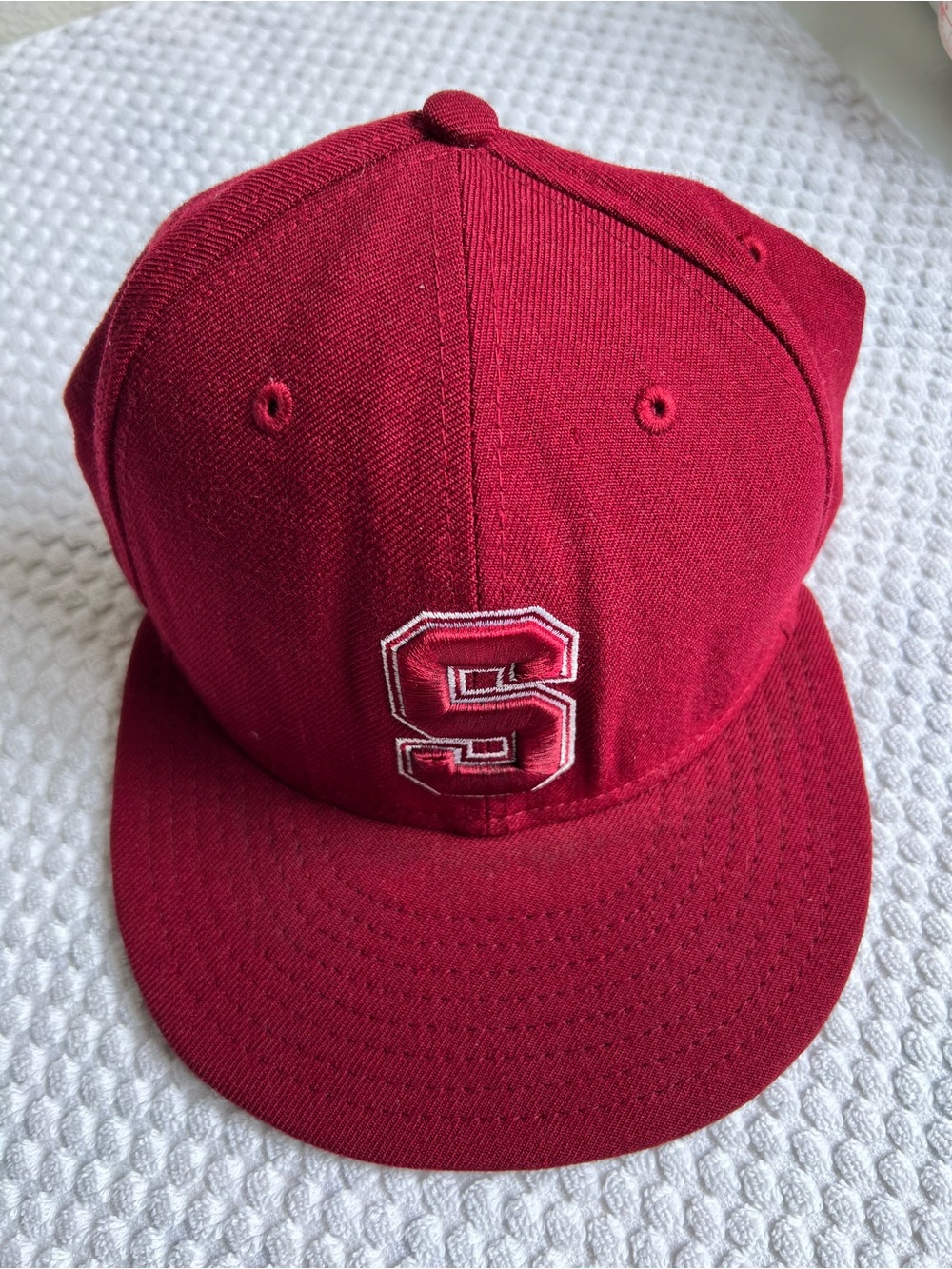 Stanford New Era 59Fifty Fitted Solid Baseball Cap Hat